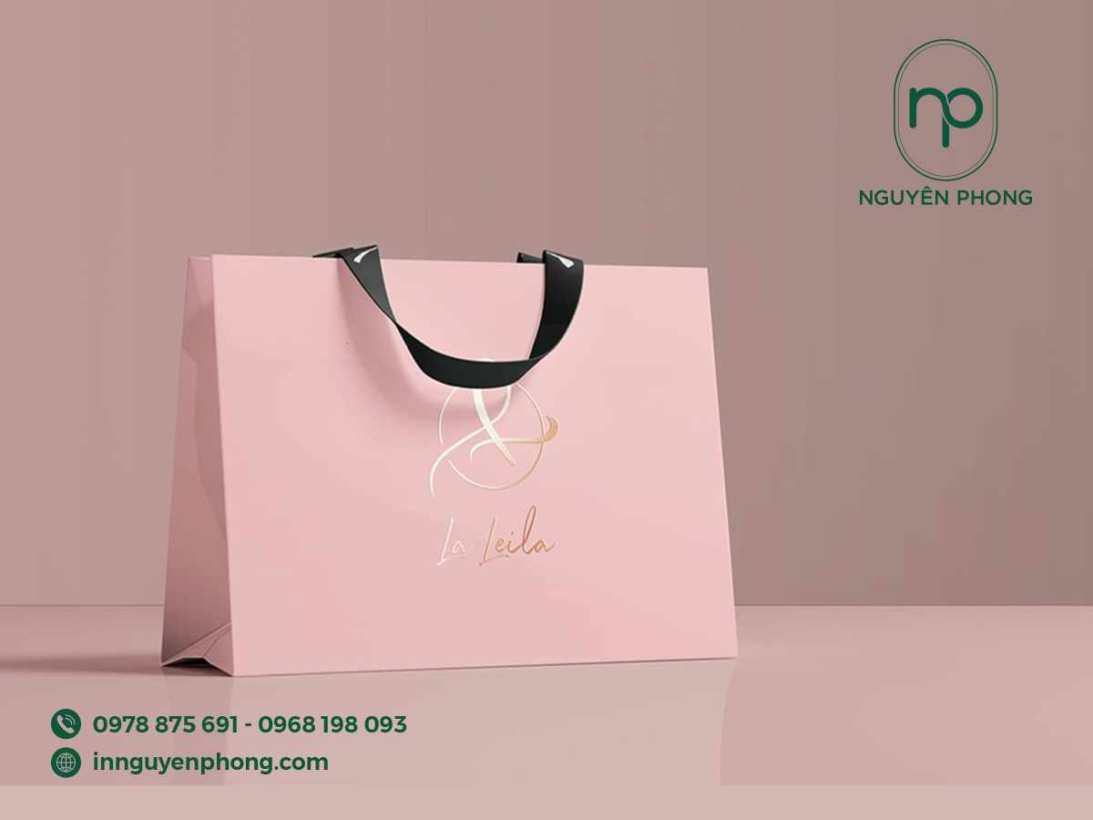 Dịch vụ in túi giấy đựng mỹ phẩm theo yêu cầu 
